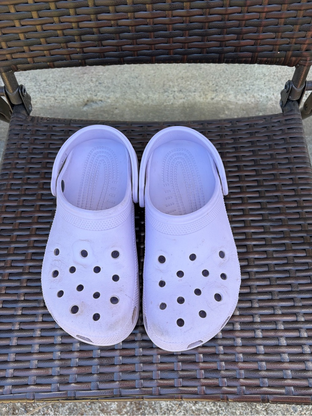 Lavender Colored Crocs